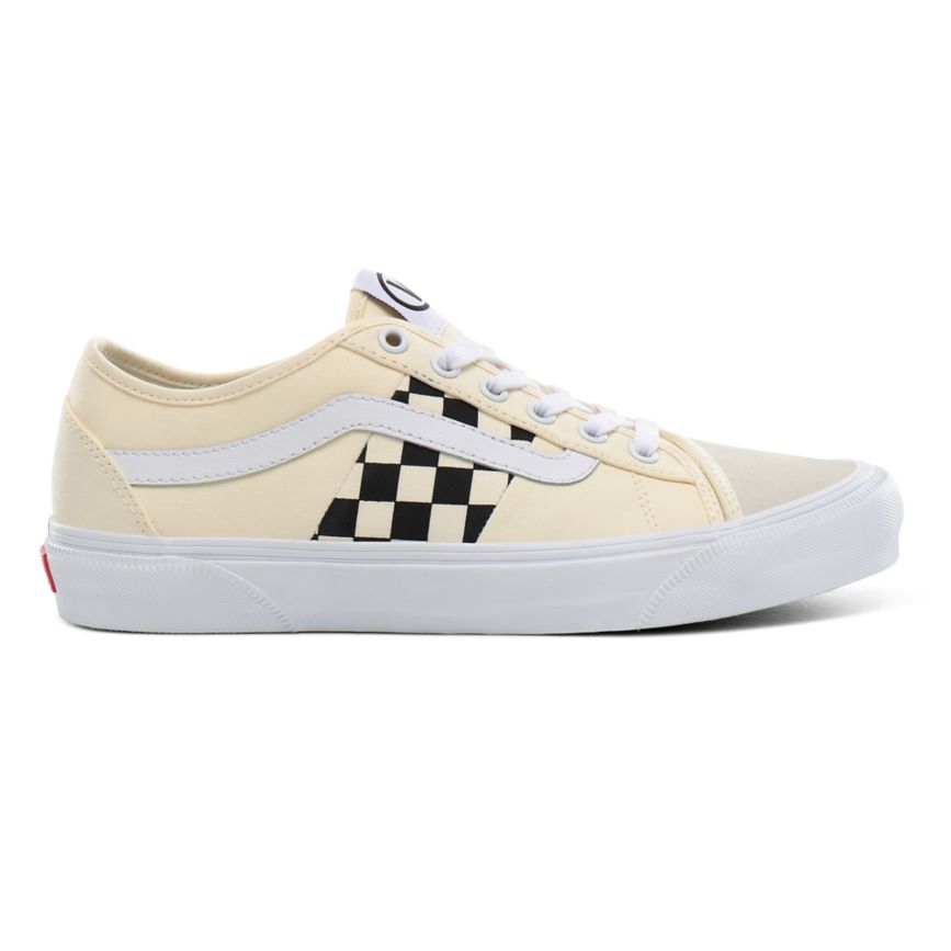 Women's Vans Check Bess NI Low Top Shoes India Online - White [LE3872954]